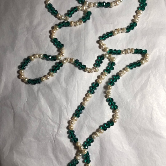 NECKLACE NEW WITH FRESHWATER PEARLS - Picture 4 of 5